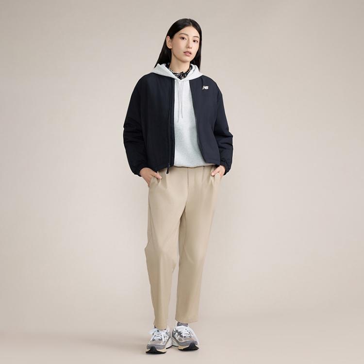 New Balance NB官方24新品秋冬女款户外棒球夹克外套AWJ43363