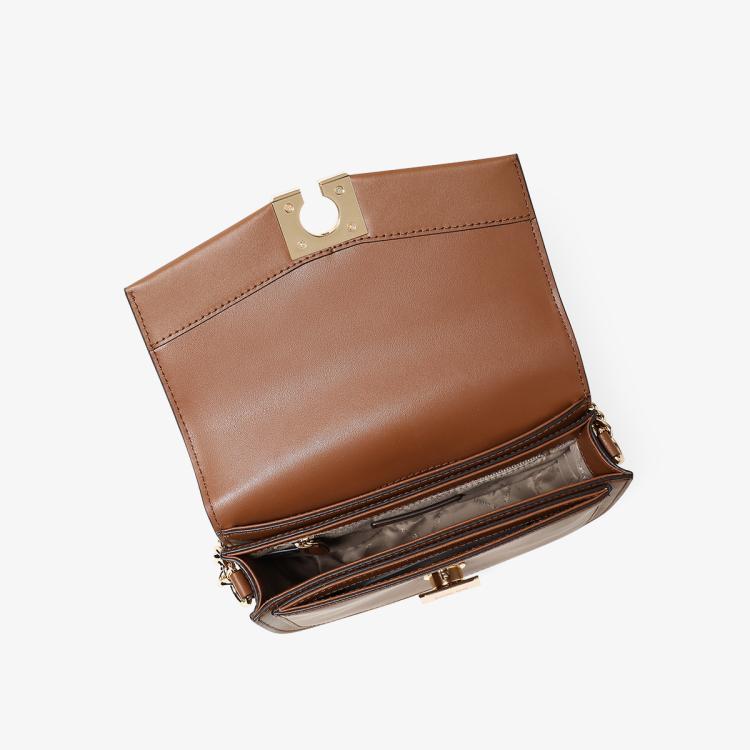 MICHAEL KORS MICHAEL KORS 【专柜同款】Lita 系列中号皮质马鞍包美拉德单肩包mk女包