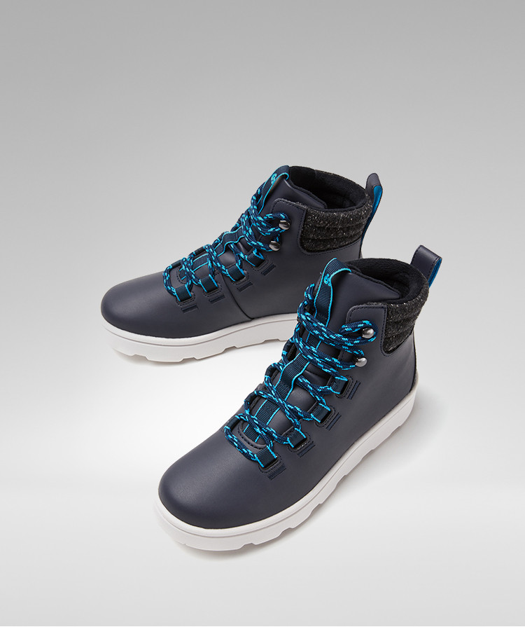 云步女鞋step explorhi.英伦舒适运动女靴厚底踝靴短靴马丁靴女