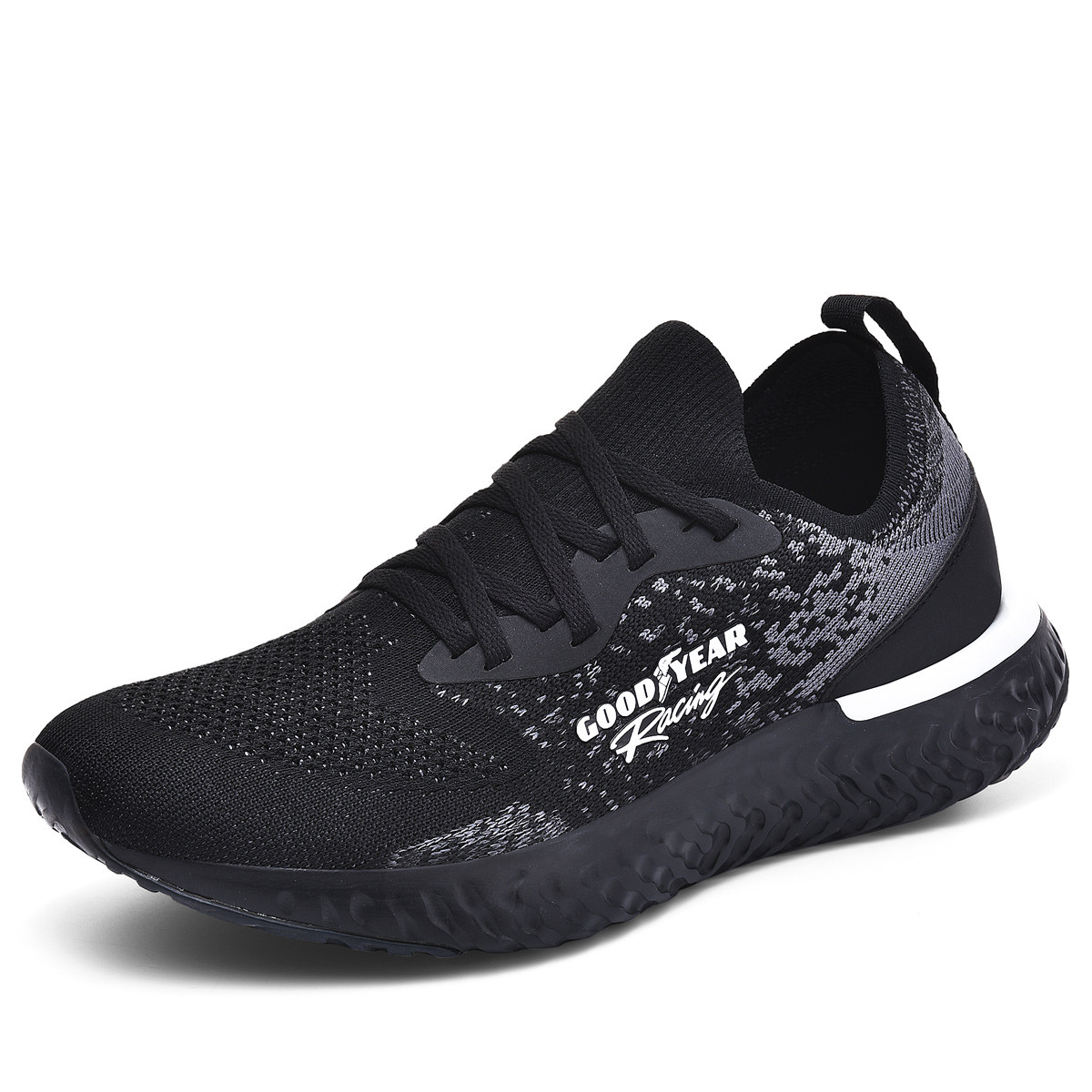 固特异女鞋运动鞋2019新款秋冬网面透气休闲鞋复古潮女跑步鞋