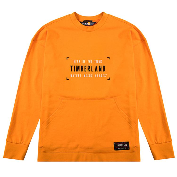 TIMBERLAND 【尺码偏大】户外圆领卫衣男装上衣运动休闲跑步训练时尚套头衫