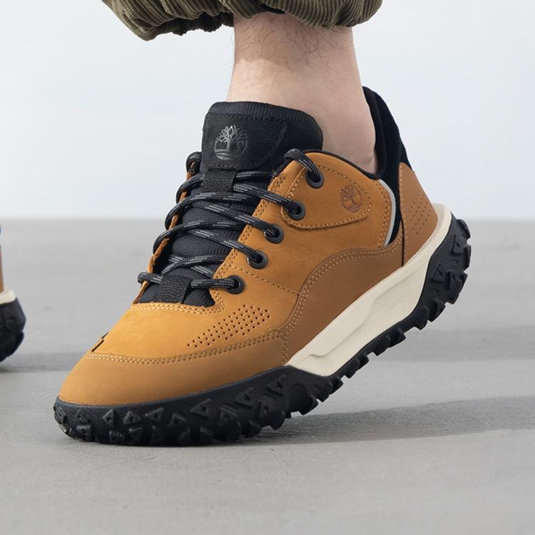 Timberland 男鞋户外徒步鞋日常训练健身耐磨缓震舒适运动鞋 In Brown