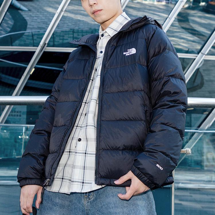 The North Face 男装上衣冬季休闲时尚户外训练健身保暖男式羽绒服【偏大一码】