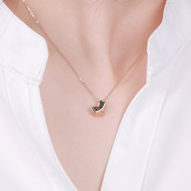 CALVIN KLEIN Calvin Klein [品牌直发]CK风尚小爱心女士时尚锁骨项链送女友轻奢礼物