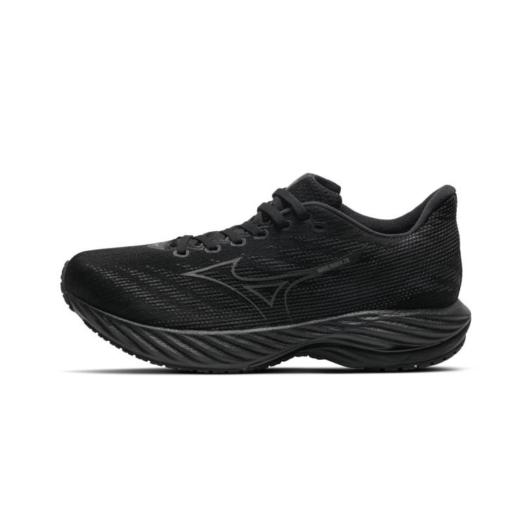 Mizuno Men's Wave Rider 28 Sneakers In Black/quiet Shade In Black/shade