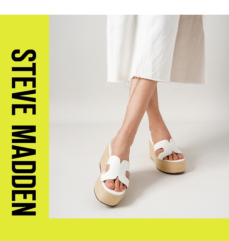 ウェッジソール☆レザー【STEVE MADDEN】SUMMERSET 厚底ミュール ウェッジソール☆レザー【STEVE MADDEN】SUMMERSET 厚底ミュール