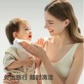 Babycare 【出行便携装】婴儿手口湿巾加厚湿纸巾小包迷你装6抽*24包 图片 4