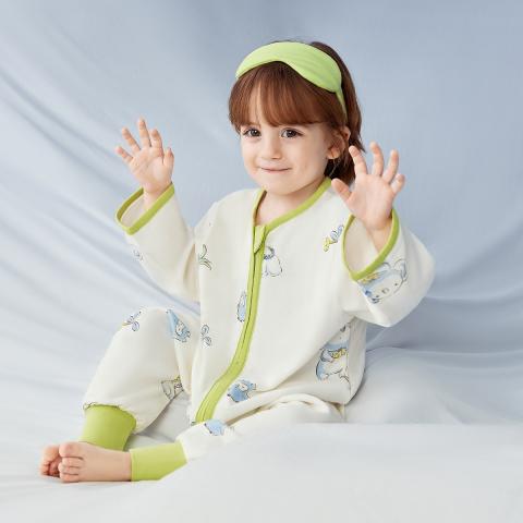 Babycare 【7A抑菌】竹棉短袖睡袋夏季防着凉婴儿宝宝四季儿童薄款防踢被 图片 2