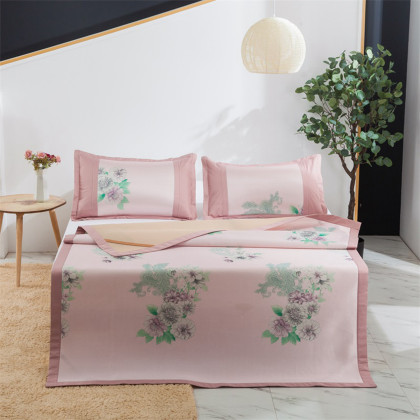 可折叠冰丝席凉席夏季席子夏凉席二/三件套冰丝凉席hhgz7449_唯品会