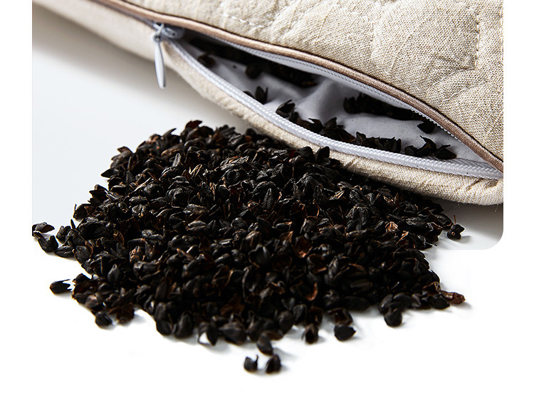 大凉山黑苦荞香眠枕头护颈单人学生枕芯宿舍家用床上用品枕头芯