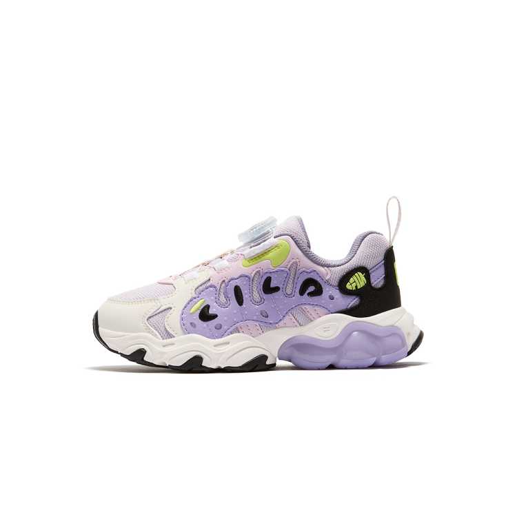 FILA 【蕉叶鞋】女小童（25-32）儿童女童休闲舒适百搭复古跑步鞋