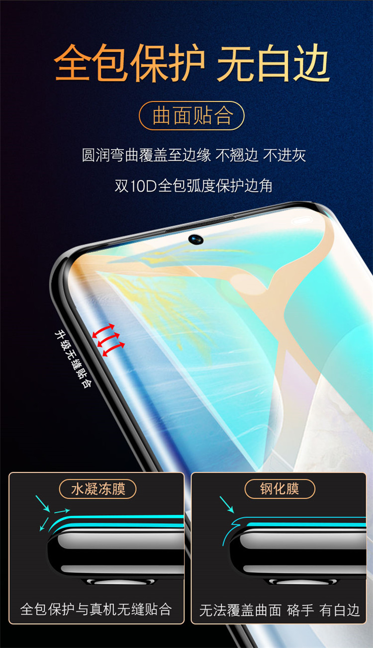 vivo x60水凝膜iqoo5全屏iq7pro高清纳米软膜