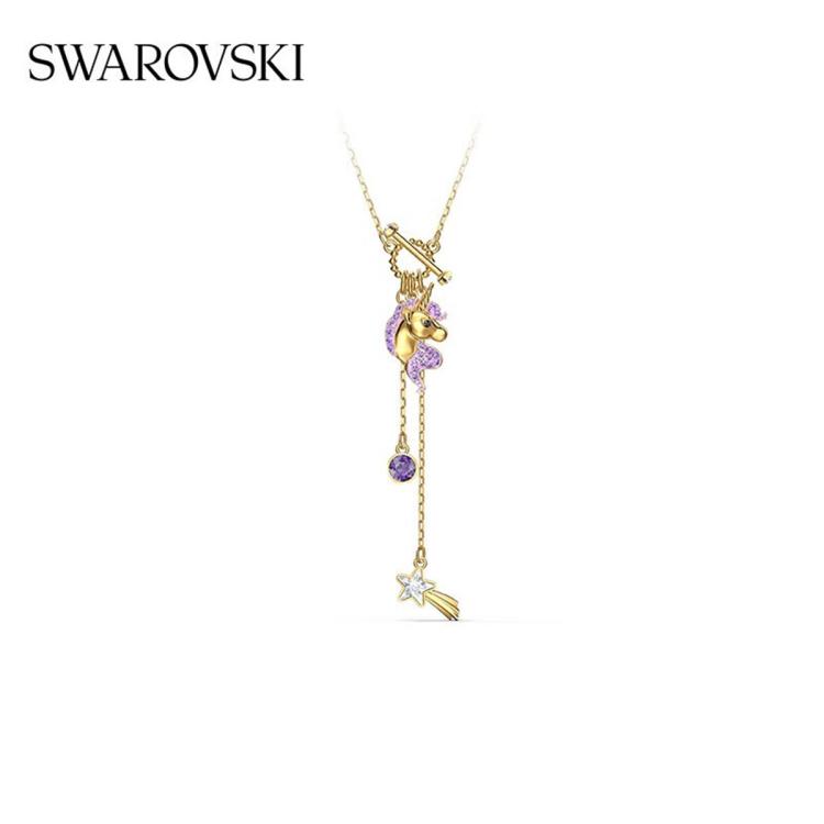 Swarovski 施华洛世奇独角兽项链梦幻圣诞礼物 In Gold