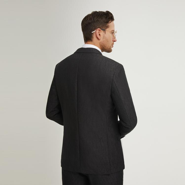 DANIEL HECHTER 法国丹尼爱特休闲西装外套男士正装羊毛西服新郎结婚礼服