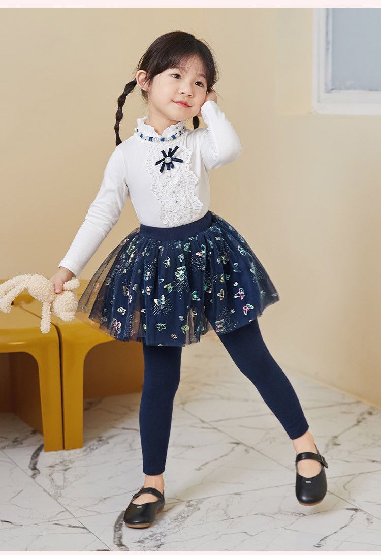 【女童打底裤春秋外穿公主裤裙】半身裙宝宝裤子秋季儿童打底裙裤