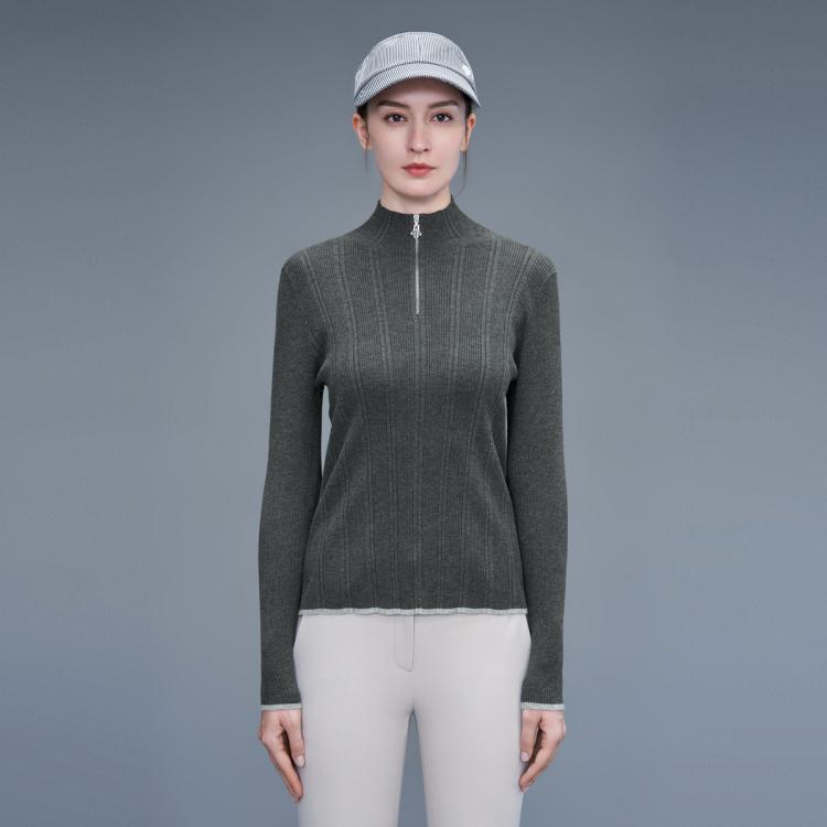 Descente 迪桑特高尔夫 Golf系列 女子针织套头衫 G243wfkp In Gray