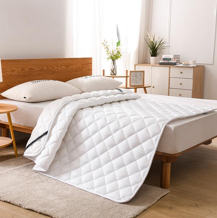 记忆棉床垫素色透气网格两用床褥榻榻米学生宿舍地铺睡垫