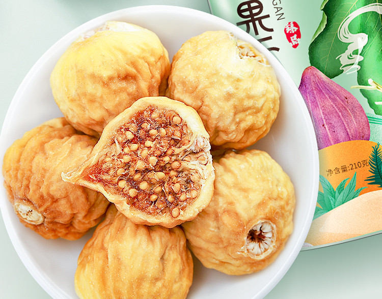 无花果干210克 无花果果脯蜜饯即食零食无花果茶