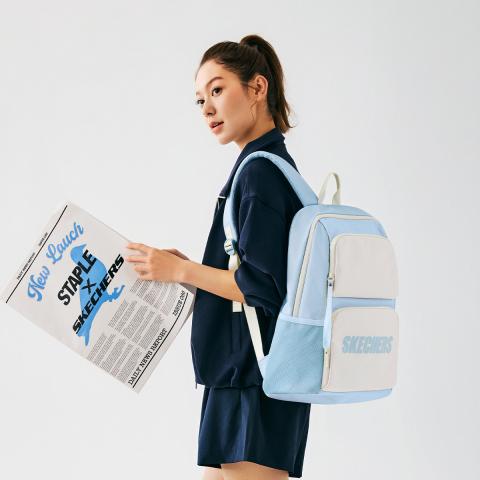 斯凯奇 【开学季】经典爆款大容量男女款大学生双肩包女初中高中生书包 图片 3