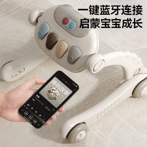 贝比谷 婴儿脚踏钢琴健身架学步车新生儿礼盒宝宝早教益智玩具男女孩礼物 图片 6