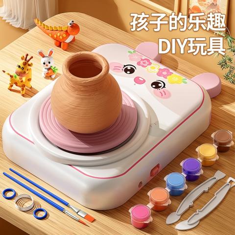 贝比谷 儿童陶艺机小学生非遗软陶土泥工具套装手工diy玩具生日礼物 图片 3