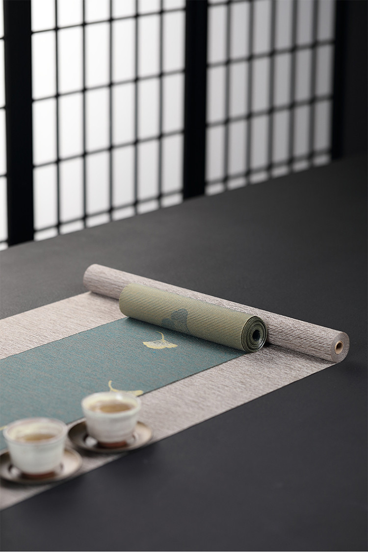 日式茶席防水棉麻布桌旗中式茶台茶布艺茶桌垫禅意茶盘垫茶具配件