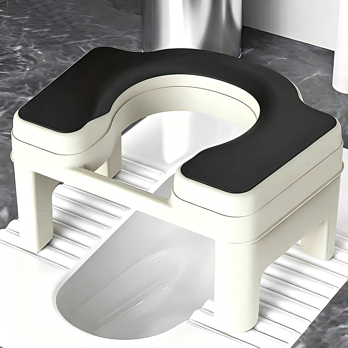 靓涤 蹲便改坐便椅孕妇坐便器老人移动马桶蹲厕坐便凳厕所蹲坑专用神器