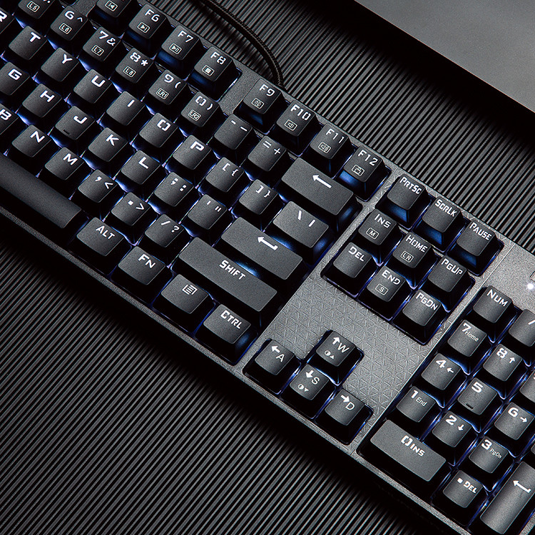 雷神k31机械键盘青轴电竞游戏电脑笔记本台式炫彩背光104键