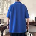 德尔惠 【宽松版型】运动polo衫秋季男式高级感时尚潮牌翻领短袖T恤 图片 2