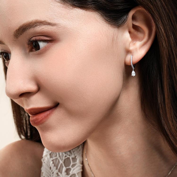 apm MONACO 小巧水滴925银高级感耳环耳饰生日甄选好礼送女友AE13757OX