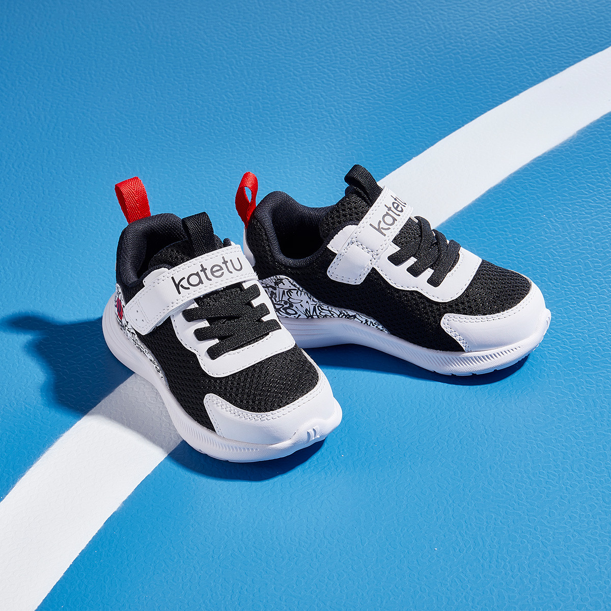 卡特兔儿童运动鞋小孩子机能鞋男童网鞋软帮女童鞋子