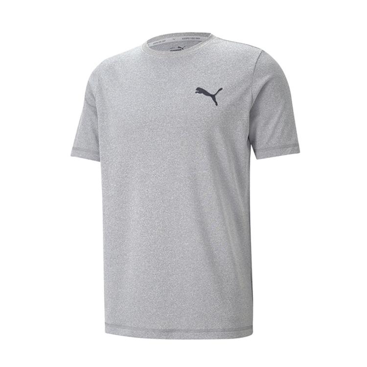 Puma 24夏季新款男子运动休闲圆领t恤短袖logo Tee In Gray