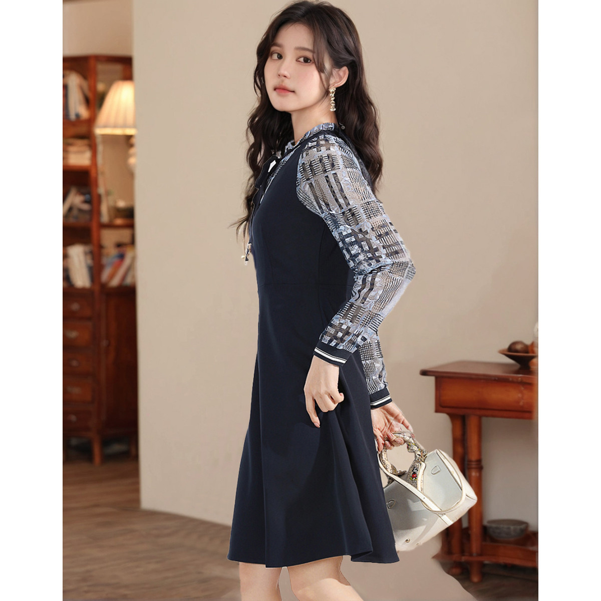 WBWQ ��2������ȹŮ�������˿ӡ�����䷨ʽ�����ٴ���ȹ 73Ԫ