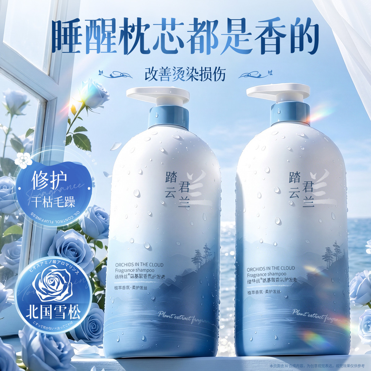 维特丝 角蛋白护发素顺滑改善毛躁持久留香高级润发乳烫染修护家庭装