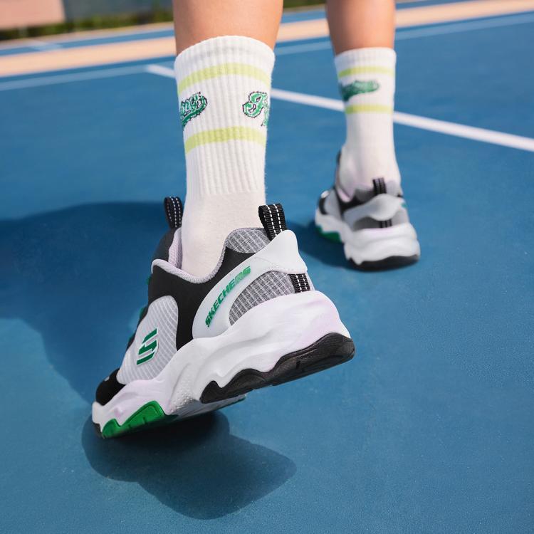 斯凯奇 【旋钮体训鞋】男中大童|男童鞋跑步鞋运动鞋轻质旋扣低帮秋冬