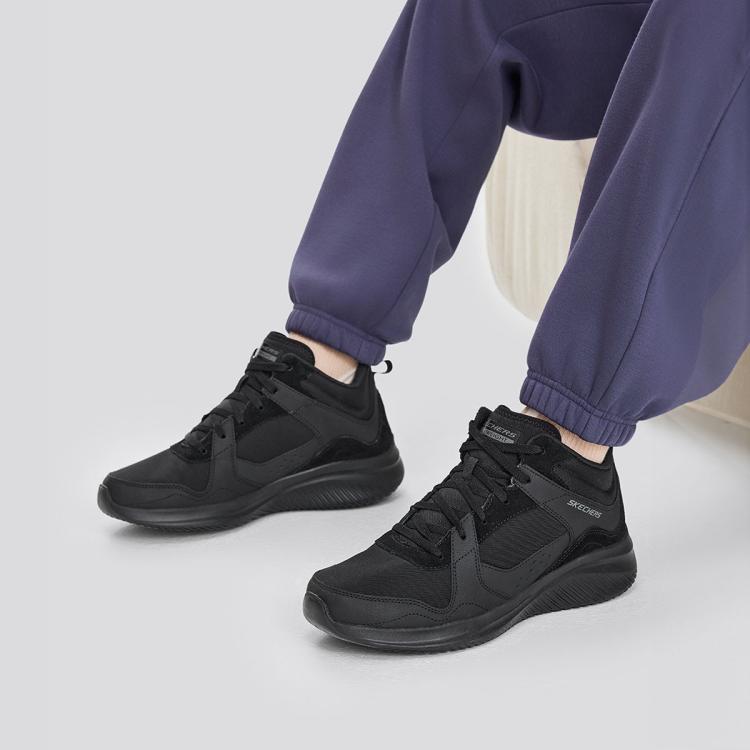 斯凯奇 出清【高回弹舒适鞋底】爆款男鞋运动跑步鞋中帮鞋休闲工装靴冬