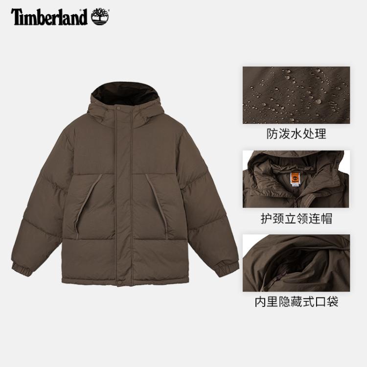 TIMBERLAND TIMBERLAND 添柏岚官方男装羽绒服24秋冬新款户外保暖|A44PH