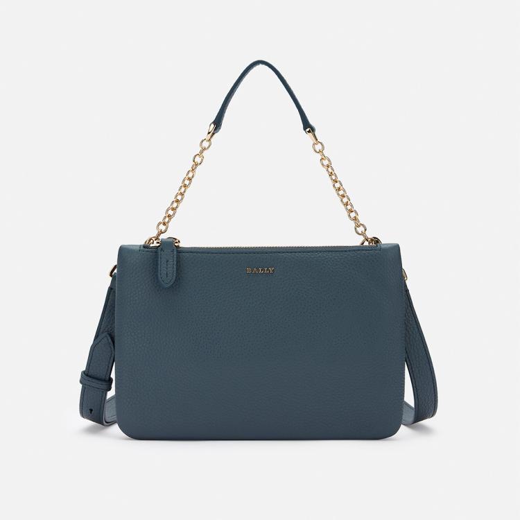 Bally 巴利女士湖蓝色斜挎包6240286 In Blue