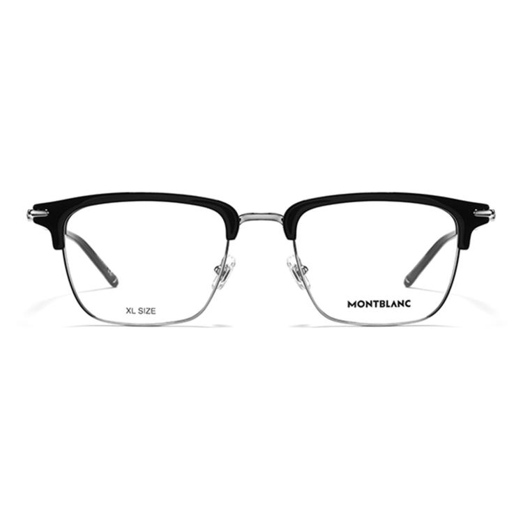MONTBLANC 眼镜架男女光学金属眉线近视眼镜框MB0243O