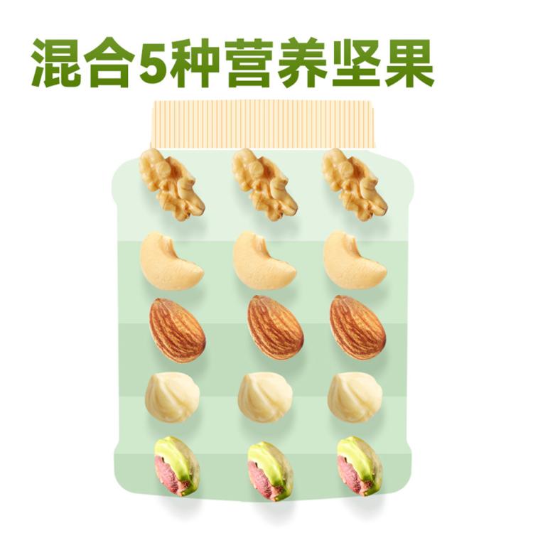 沃隆 沃隆混合坚果800g量贩大罐装每日纯坚果仁营养健康零食 图 3
