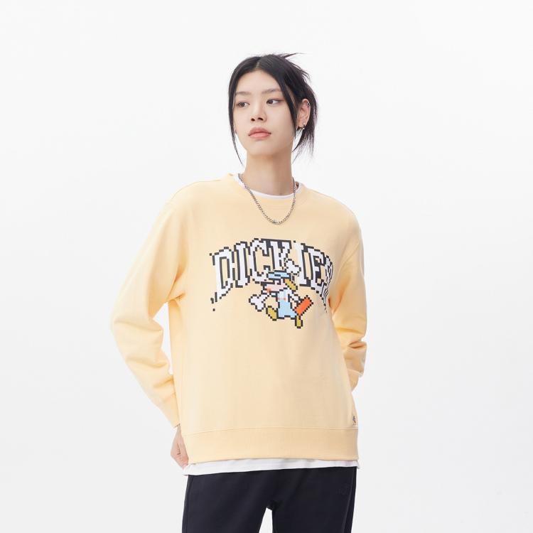 Dickies 秋冬 潮流休闲工装灵感女式圆领休闲卫衣 In Neutral