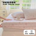 诺米美物 双层纱床笠单件亲肤透气宿舍单人双人四季通用床垫保护套成人家用 图片 4