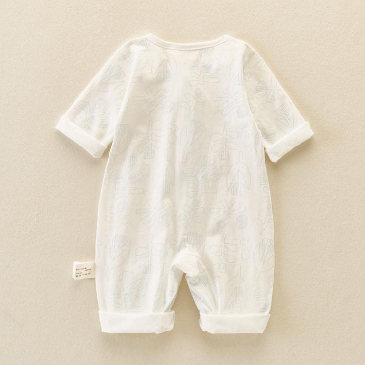 西不 婴儿连体衣春秋男女宝宝纯棉衣服薄款连体服外出哈衣爬爬服潮