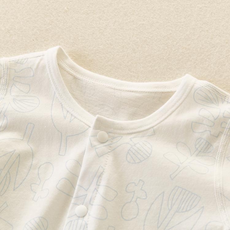 西不 婴儿连体衣春秋男女宝宝纯棉衣服薄款连体服外出哈衣爬爬服潮