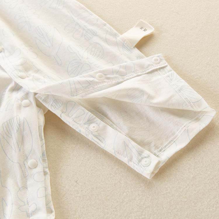 西不 婴儿连体衣春秋男女宝宝纯棉衣服薄款连体服外出哈衣爬爬服潮