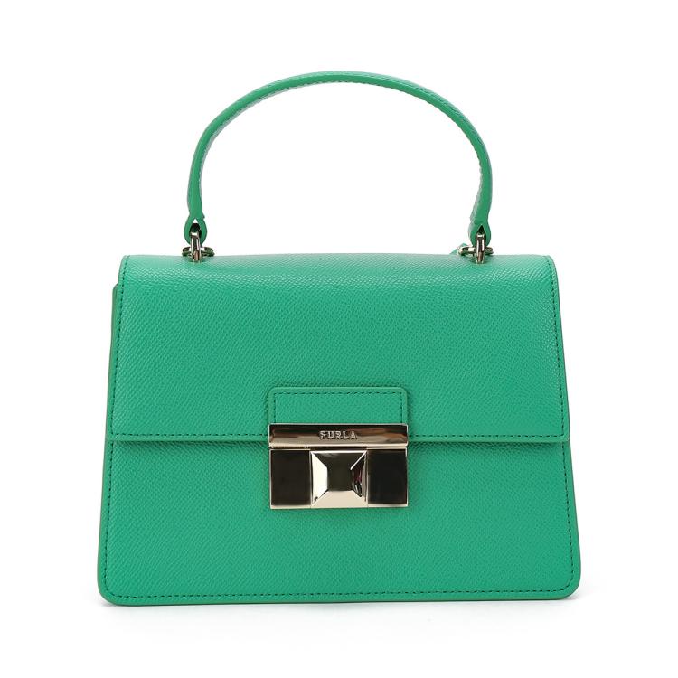 Furla 【出游】 Venere牛皮迷你女士手提包 In Green