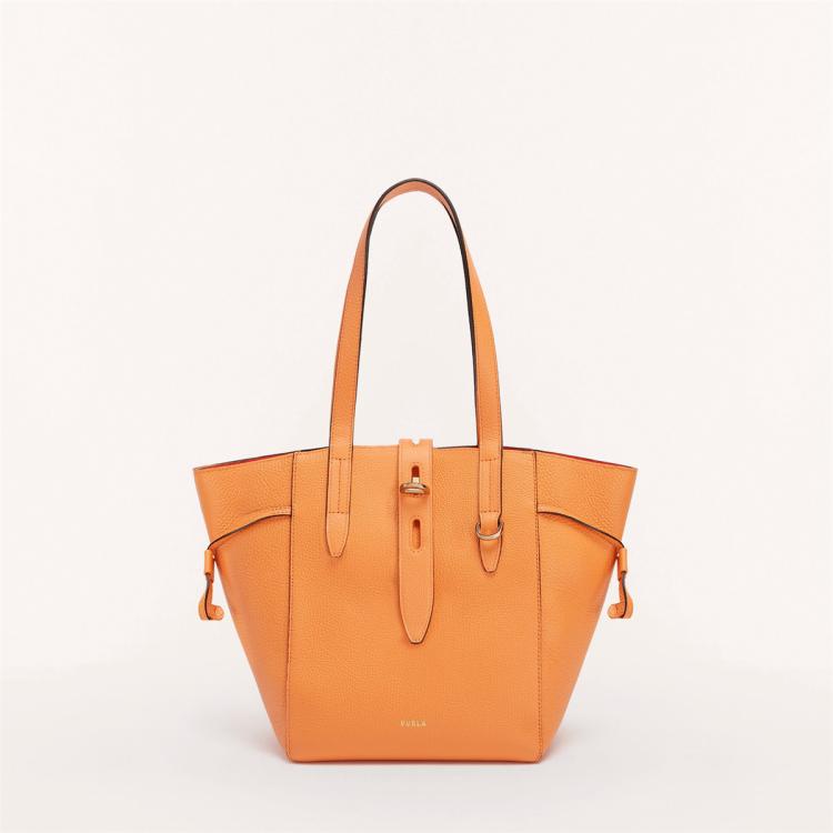 Furla [七夕礼物]芙拉net牛皮中号女士手提包 In Orange