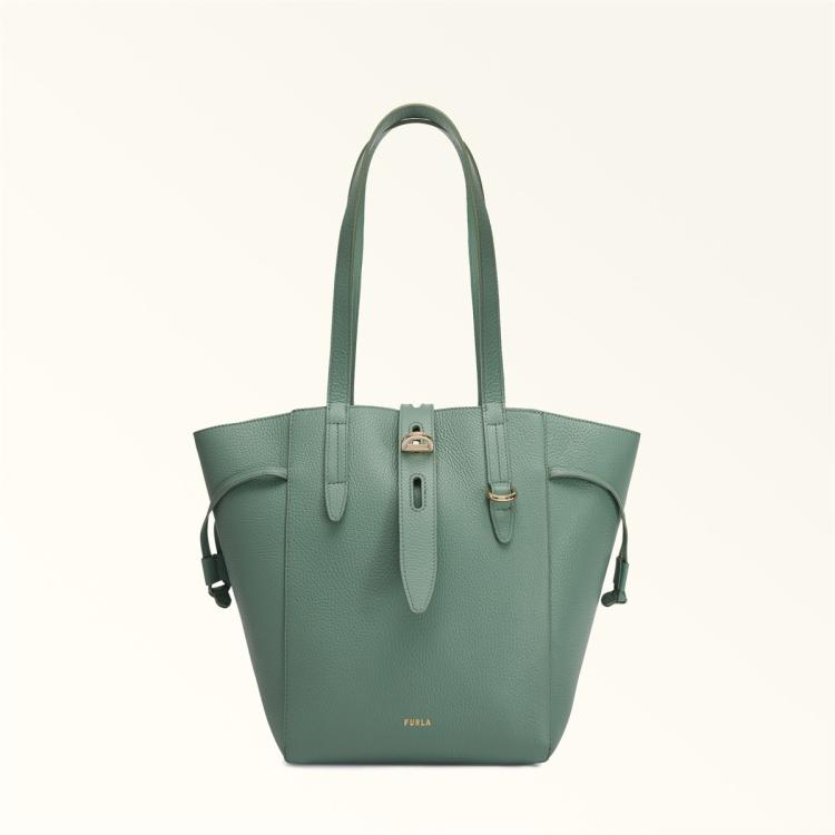 Furla [七夕礼物]芙拉net牛皮中号女士手提包 In Green