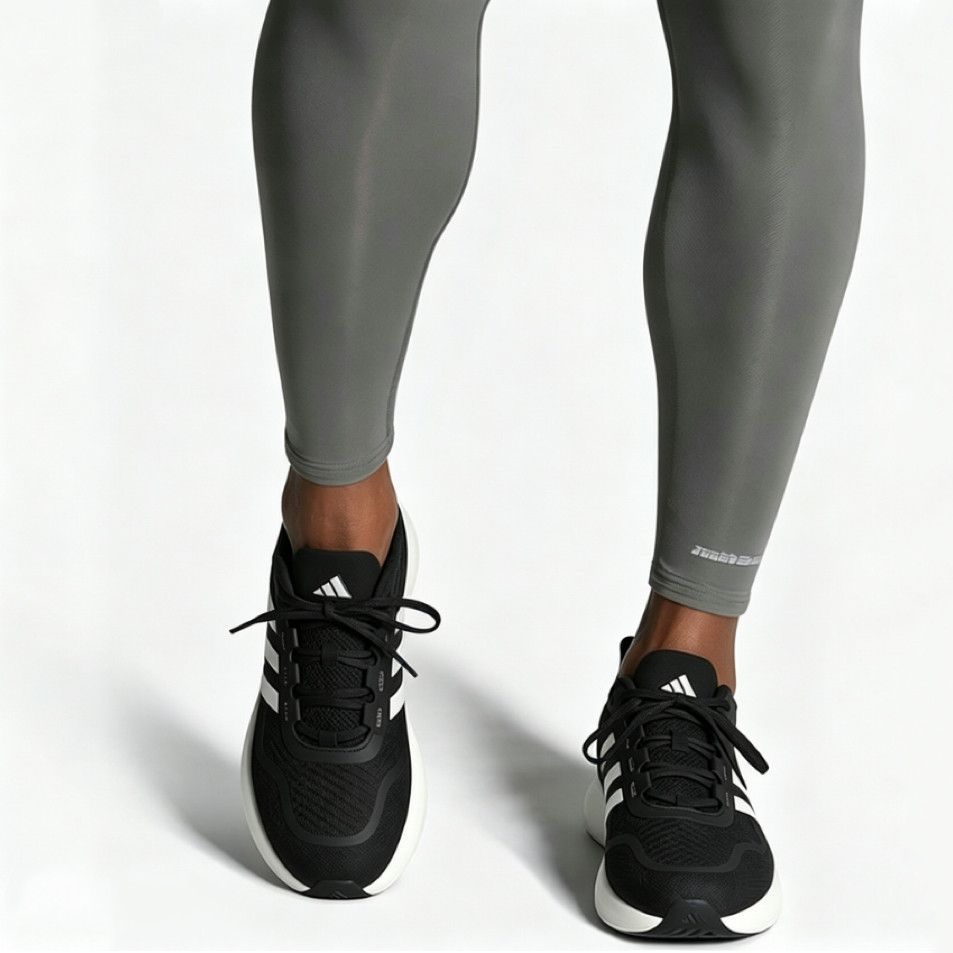 adidas 耐磨轻便春季百搭时尚中性网面鞋男女同款休闲运动透气跑步鞋