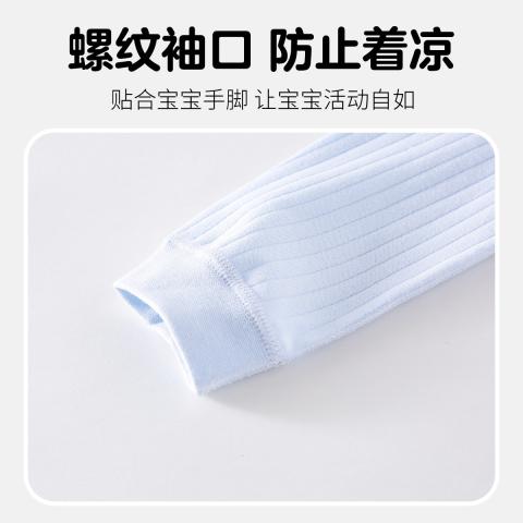 迪士尼 【舒适全棉】宝宝长袖连体衣春款卡通爬爬服婴儿春秋款a类家居服 图片 3